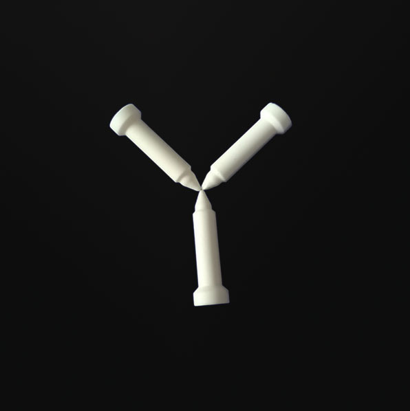 99 porcelain high pressure resistance insulating ceramic positioning pin