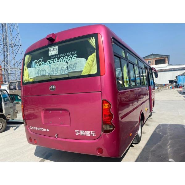 Used Yutong Buses Model ZK6660 24 Seats Used Passenger Bus Euro IV Steel Chassis Front Engine Left Steering