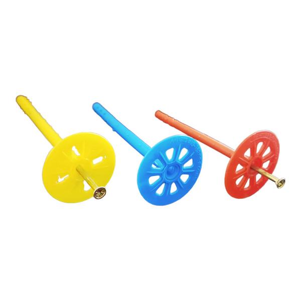 a isolação plástica da arruela de 60mm ancora 8*95mm com interior de aço do prego