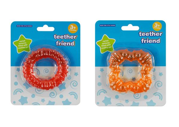 7.9  Soft Infant Baby Toys BPA Free Baby Teethers With Cooling Gel Inside