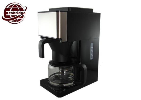 Custom Home Coffee Machines Auto Grind Coffee Maker With Black Silver Durable