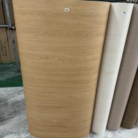Texturas de madeira Folhas autoaderentes de PVC em relevo Película autoaderente de PVC para decoração de escritório