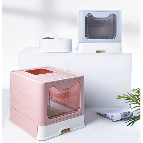 Покрытая угловая клетка коробки кота собаки Hoopet коробки сора кота милая