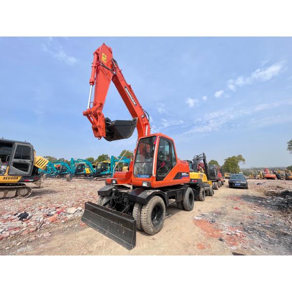 Used Doosan DH150W-7 Excavator Original Japan  Industrial WHEEL Excavator For Family , Hydraulic , Second Hand