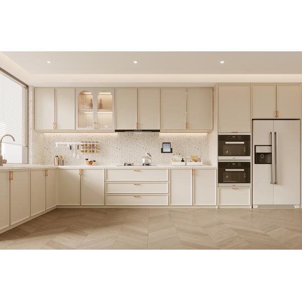 Customized MDF MFC Chipboard Cabinet Set Modular Kitchen Cabinetry