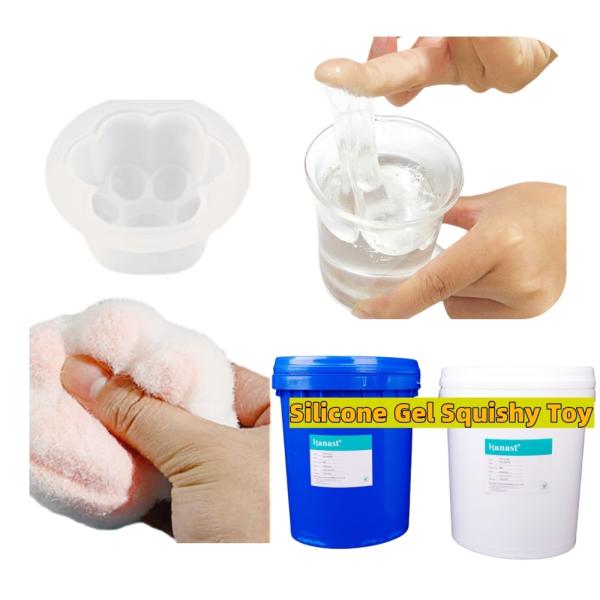 Environmentally Friendly Material Silicone Squeeze Toy Slow Rebound Non-toxic Custom Food Grade Platinum Curing Silicone Gel