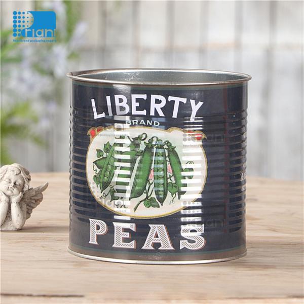 Airtight Empty Food Tin Cans Round / Rectangular For Edible Gummies Mints Chocolate Bites