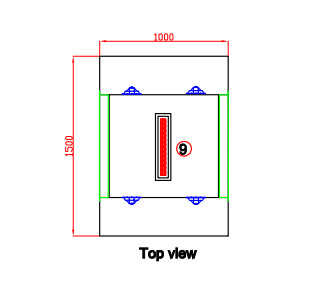 Оборудование комнаты чистки удаления пыли ливней воздуха чистой комнаты персонала