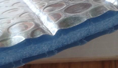 10mm Aluminum Foil Foam , XPE High Density Foam With Bubble Insulation