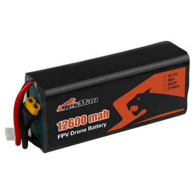 FPV  Li-ion battery 22.2V 6S3P P45B P40  Battery Pack INR-21700-P45B Li-ion Molicel Battery P42A P45B 12000mah 12600mah 13500mah FPV  Racing  Battery