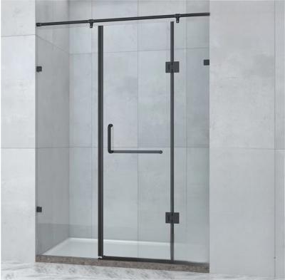 Anti Wear Satin Finished Glass Shower Hinge Corrosion Resistance Round Pipe Hinge