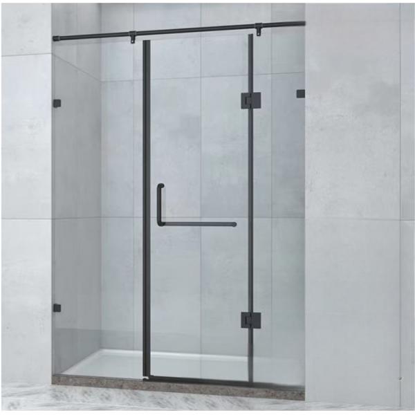 Anti Wear Satin Finished Glass Shower Hinge Corrosion Resistance Round Pipe Hinge
