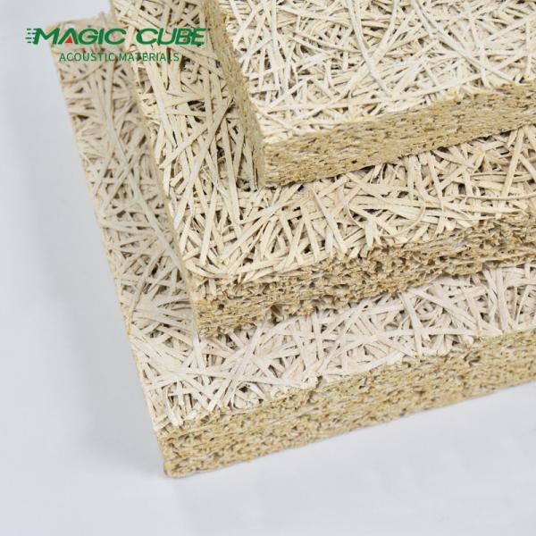Top Selling Noise Cancelling  fireproof wood fiber cement panel hexagon wool wood panel For Ceilings