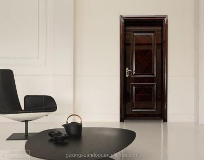 Ebony Veneer Solid Wood Internal Doors 210cm Height MDF HDF Flush Door