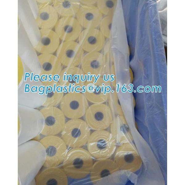 UV Resistance PE Taped Plastic Drop Masking Film For Car Painting, Plastic Film/Pre-Taped Masking Taped Protective Plast