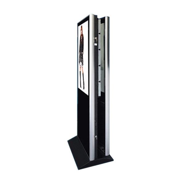 FHD 1920x1080 Outdoor LCD Displays 55'' Floor Standing Double Sided Digital Signage