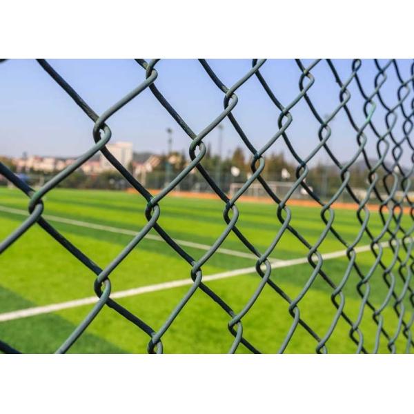 6ft Diamond Powder Coated Temporary Chain Link Fence Diamond Fence