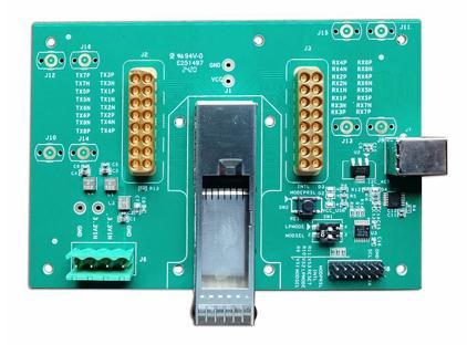 Оценка производительности QSFP доски для испытаний модуля 400G PAM4 активной