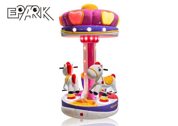 China Small Carousel Horses For Sale Fairground Kiddie Ride Flying Horse Ride Fiber Glass Rides For Sale