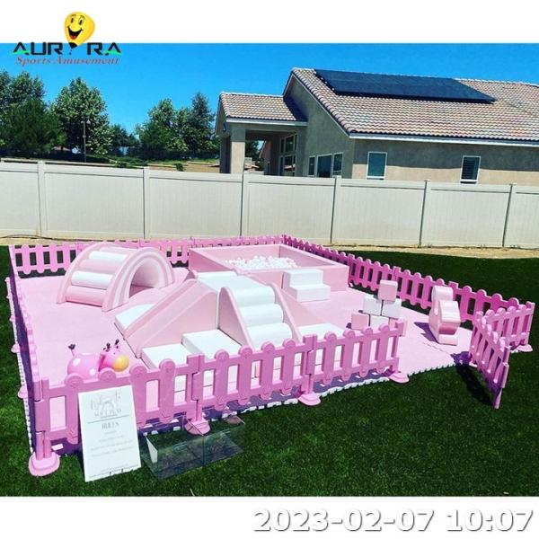 Toddler Inflatable Soft Play Equipment Indoor Outdoor Playground Climber Ball Pit Party Rental