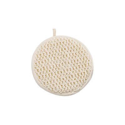 Natural Bath Body Scrubber Round Exfoliating Pad For Remove Dead Skin