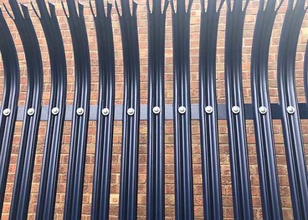 Metal D And W Pale 1.5m Steel Palisade Fencing Industry Security Panels