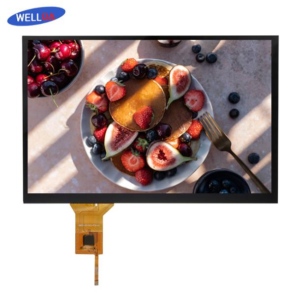Модуль дисплея LVDS 8bit LCD скульптура 10,1 дюймов кристально ясная