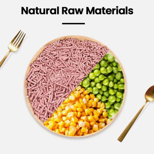 Easy Scooping 100% Natural Flushable Peach Cat Litter Fast Clumping Cat Toilet Sand