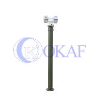 Alliage d'aluminium 6063 de mât de vidéo surveillance de mobile d'IP66 20m