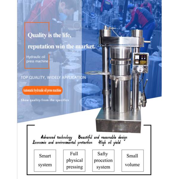 Cold Processing Sesame Oil Machinery / 6YY - 230A Electric Oil Press Machine