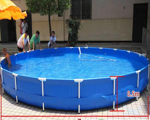 B2 B1 Огнеупорный Круглый рыбный пруд на открытом воздухе 2500L Устойчивость к щелочам Экологически чистый