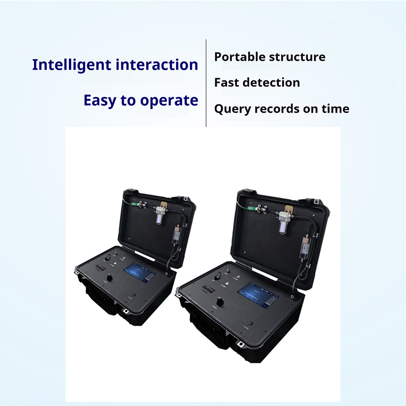 Robust Multi Gas Analyzer Industrial Gas Detector Device For Simultaneous CH4 CO CO2 Gas Testing Monitoring