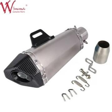 Silenciador de tubos de escape de motocicleta de 51 mm Para melhorar o desempenho do sistema de escape Efeitos sonoros Redução de peso