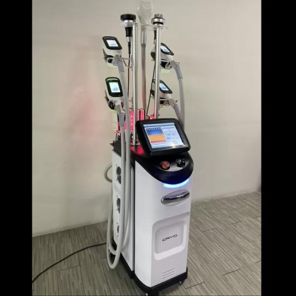 5 Handles Cryolipolysis Fat Freezing Machine With RF Technology For Fat Reduction