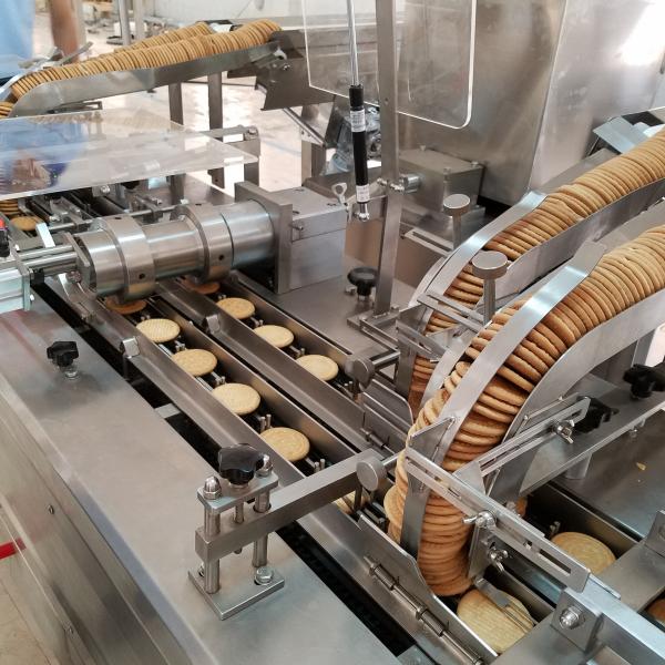 Automatic Soft / Hard Biscuit Center Filling Cream Jam Sandwich Biscuit Machine