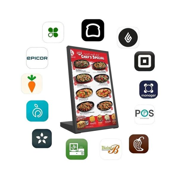 Android Digital Menu Board with Remote CMS Management High-Definition Display and Multi-Language Support for Restaurants