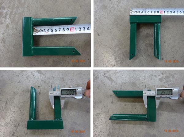 6*10ft Size Metal Base mesh spacing 2