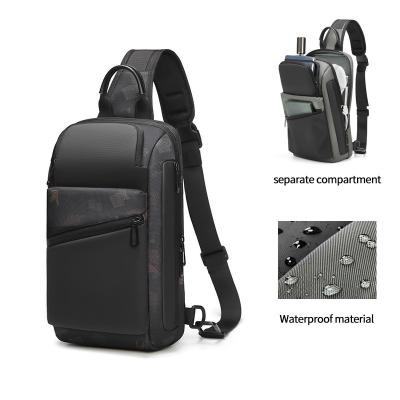 MingLu Nova Multifunção Crossbody Homem Bolsas Estilo Bolsa de Ombro Homem Sling Single Peito Bolsa para Outdoor