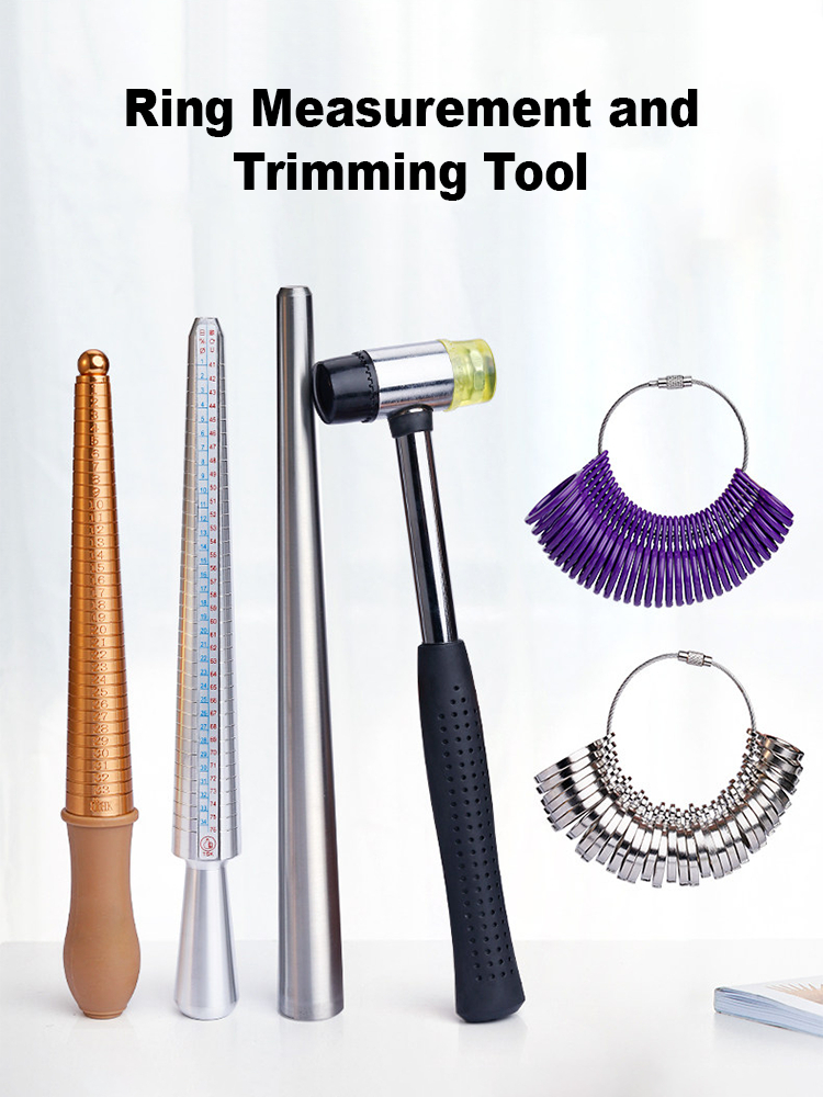 Precision Measurement and Adjustable Trimming Ring Tool with Durable Construction for Jewelry Making