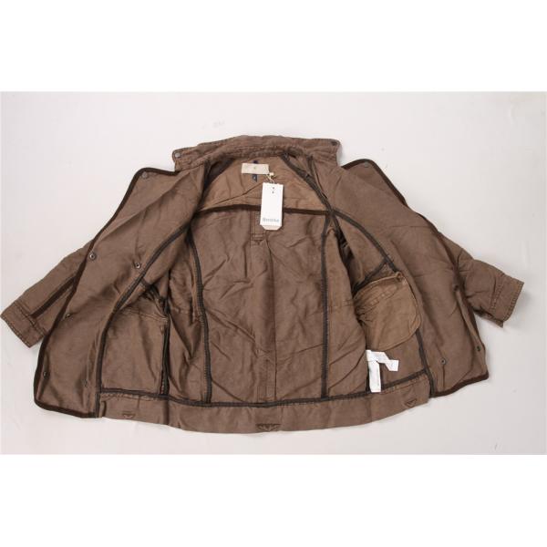 Ladies cotton casual jacket, Women's cotton washed coat, Vintage design, Old-Fashion