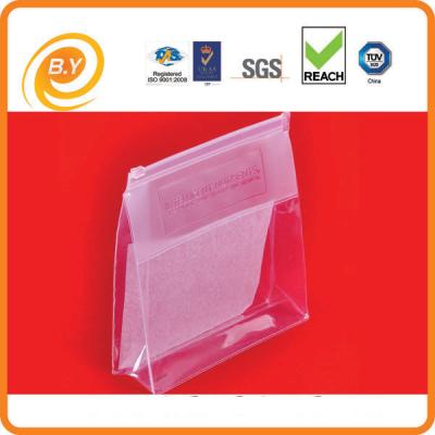 Sedex 0.25mm EVA Zipper Pouch, cortina transparente cosmética do saco de PEVA gravou