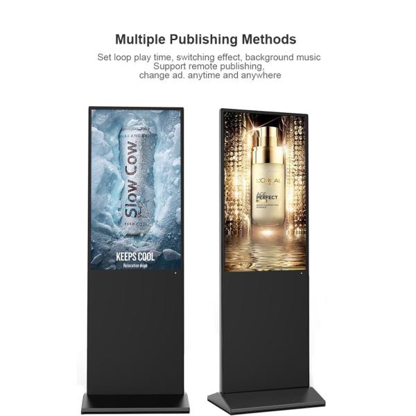16GB Infrared Floor Stand Interactive Touch Screen Kiosk for Information Advertisement