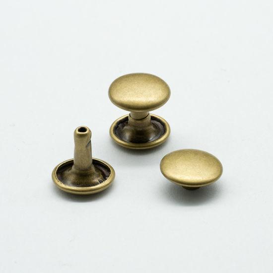 Função de fixação DIN Standard 5mm 11mm Rebites de aço inoxidável de tampa dupla para fixação