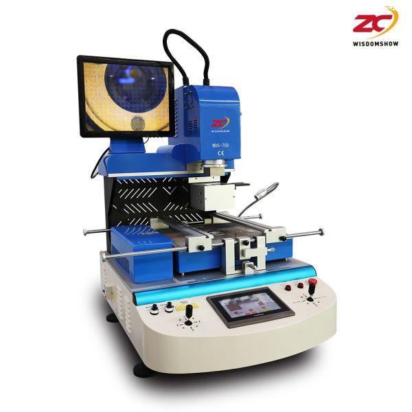 WDS-750 7600W Power BGA Rework Station with ±1°C Temperature Control and HD Optical Alignment for Precision Chip Replacement