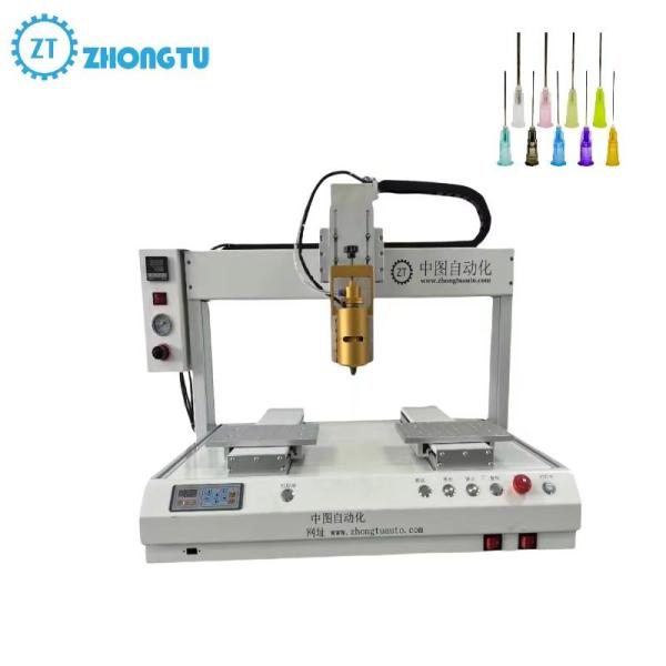 100W Power Consumption Single-Head Dual-Platform Dispensing Machine Your Solution for Continuous Dispensing Services