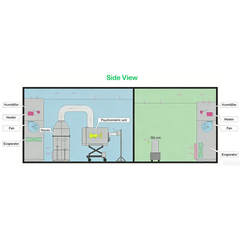 ISO 15042 7.5HP Air-Enthalpy Energy Difference Test system