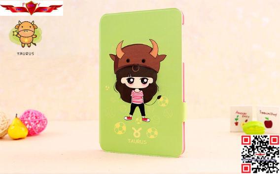 New 100% Qualify Perfect Fit Cartoon Ultra Thin PU Leather Cover Case For Lenovo S5000