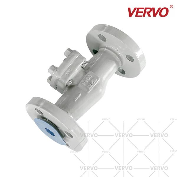 1 válvula de verificação vertical forjada do Rf Nrv do oxigênio do elevador A105 Dn25 600lb da válvula de verificação do êmbolo de aço