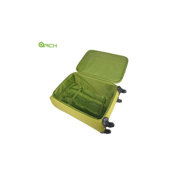 600D Polyester Travel Trolley Lightweight Luggage Bag with Quiet Dual Spinner Wheels