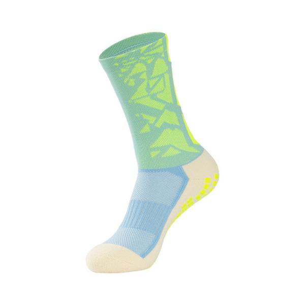 Casual Solid Color Soccer Socks for Men Custom Logo Compression Anti-Slip Sports Socks